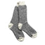 Cozy Winter Warm Wool and Angora Socks, Made with Merino Wool and Angora Yarn Twist with Stripes