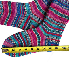 Colorful Wool Socks, Homemade Wool Socks, Womens Wool Socks