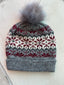 Fairisle Knit Hat, Warm Imported Wool Winter Beanie, Cozy Cold Weather Headwear, Handmade Gift for Him or Her