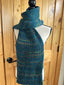One of a Kind Knit Alpaca & Merino Wool Scarf, Vibrant Fishermans Rib Style, Handcrafted Accessories for Winter Warmth, Gift Idea
