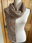 Colorful Handmade Knit Alpaca & Merino Wool Scarf, Fishermans Rib Neckwear, Unique Gift for Cozy Winter Outfits and Fashion Lovers
