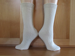 Wool Angora Socks - Handcrafted Warmth for Chilly Days - Thoughtful Gift for Her