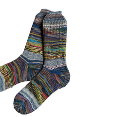 Scrappy/Frankenstein Colorful Wool Socks, Gift Socks