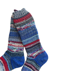 Scrappy Colorful Wool Socks,  Thick Wool Socks, Colorful Wool Socks