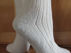 Wool Angora Socks - Handcrafted Warmth for Chilly Days - Thoughtful Gift for Her