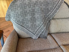 Handmade Knit Throw Blanket, Luxurious Soft Yarn Perfect for Relaxation, Unique Gift Idea for Any Occasion