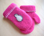 Kid's Felted Wool Mittens, Easy Knitting Patterns, Knitting Patterns, Easy Mitt Patterns, Childrens Mitten Knitting Patterns,Mitten Patterns