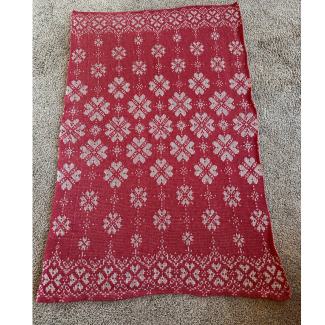 Merino Wool and Alpaca knit throw, Soft Cozy Blanket for Warm Snuggles, Perfect Gift for Home Decor and Relaxation Hover Image