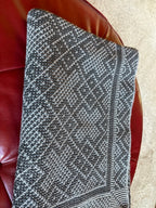 Handmade Knit Throw Blanket, Luxurious Soft Yarn Perfect for Relaxation, Unique Gift Idea for Any Occasion