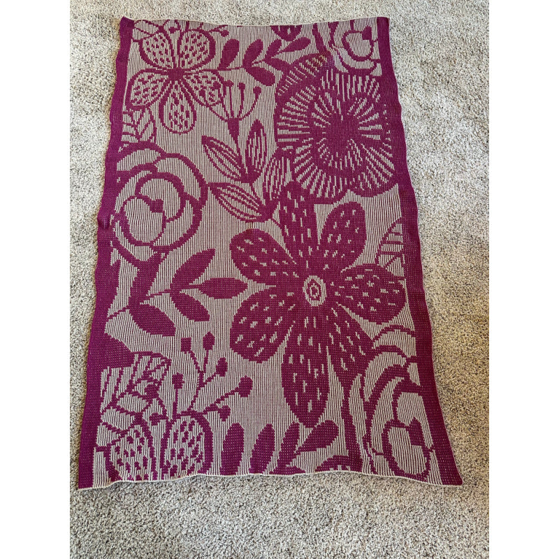 Handmade Knit Throw Blanket, Cozy and Soft Eternity Wrap, Perfect for Snuggling on the Couch – Great Gift for Home Lovers