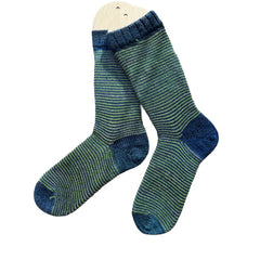 Silky Soft Alpaca and Wool Handmade Socks, Exotic Fiber Handknit Socks Unique Gifts