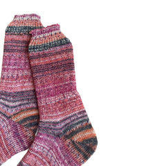 Exotic Fiber Handknit Socks Unique Gifts, Alpaca and Wool Handmade Socks, Winter Wool Socks