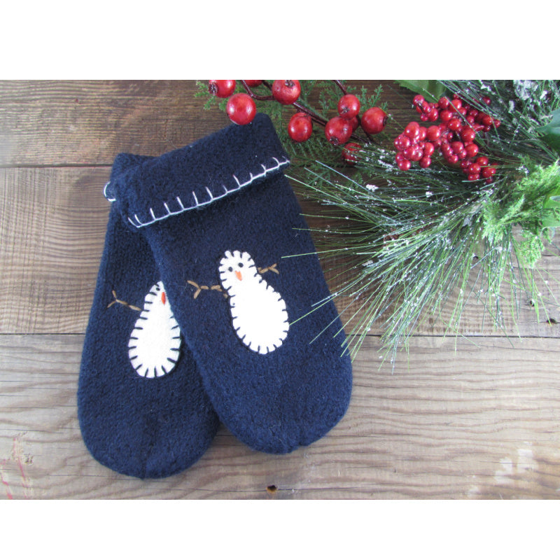 Boiled Wool Mitten Knitting Pattern, Warm and Comfy Design, Ideal Handmade Present for Kids and Adults