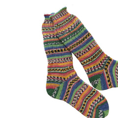 Colorful Wool Socks, Homemade Wool Socks