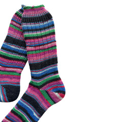 Colorful Striped Wool Socks, Thick Wool Socks, Colorful Wool Socks, Winter Socks, Handknit (Copy)