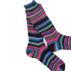 Colorful Striped Wool Socks, Thick Wool Socks, Colorful Wool Socks, Winter Socks, Handknit (Copy)