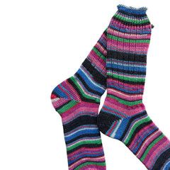 Colorful Striped Wool Socks, Thick Wool Socks, Colorful Wool Socks, Winter Socks, Handknit (Copy)