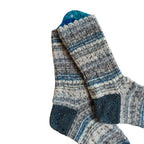 Soft Handmade Socks for Woman, Cozy Knitted Footwear for Everyday Comfort, Thoughtful Gift Idea for Birthdays and Holidays