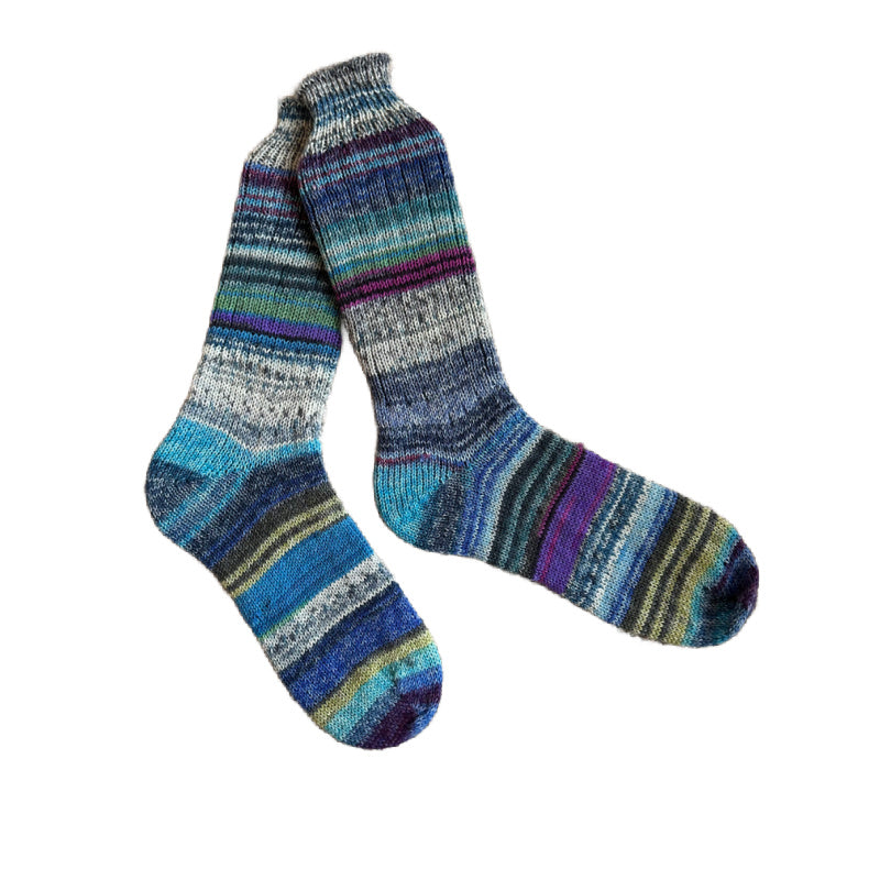 Scrappy Colorful Wool Socks,  Thick Wool Socks, Colorful Wool Socks