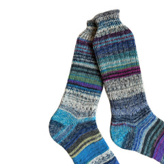 Scrappy Colorful Wool Socks,  Thick Wool Socks, Colorful Wool Socks