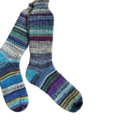 Scrappy Colorful Wool Socks,  Thick Wool Socks, Colorful Wool Socks