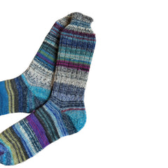 Scrappy Colorful Wool Socks,  Thick Wool Socks, Colorful Wool Socks