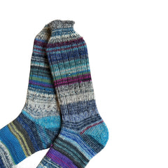 Scrappy Colorful Wool Socks,  Thick Wool Socks, Colorful Wool Socks