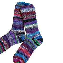 Scrappy Handmade Wool Socks, Luxuriously Soft Knitted Socks for Everyday Comfort, Thoughtful Gift for Friends and Family