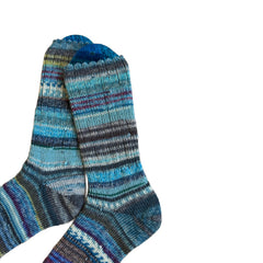 Scrappy Handmade Wool Socks, Luxuriously Soft Knitted Socks for Everyday Comfort, Thoughtful Gift for Friends and Family
