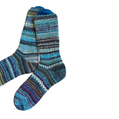 Scrappy Handmade Wool Socks, Luxuriously Soft Knitted Socks for Everyday Comfort, Thoughtful Gift for Friends and Family