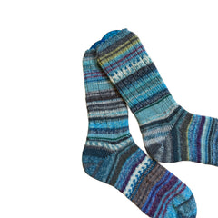 Scrappy Handmade Wool Socks, Luxuriously Soft Knitted Socks for Everyday Comfort, Thoughtful Gift for Friends and Family
