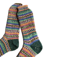 Merino Wool Socks Handmade, Luxurious Soft Woolen Socks for Warmth, Unique Cozy Socks Gift for Her