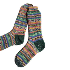 Merino Wool Socks Handmade, Luxurious Soft Woolen Socks for Warmth, Unique Cozy Socks Gift for Her