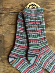 Hand-Knitted Socks, Cozy Woolen Accessories for Cold Weather, Perfect Gift for Her Birthdays or Holidays