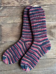 Merino Wool Socks Handmade, Luxurious Soft Woolen Socks for Warmth, Unique Cozy Socks Gift for Her