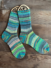 Scrappy Handmade Wool Socks, Luxuriously Soft Knitted Socks for Everyday Comfort, Thoughtful Gift for Friends and Family