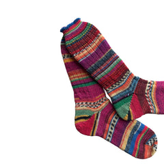 Handmade Wool Socks, Luxuriously Soft Knitted Socks for Everyday Comfort, Thoughtful Gift for Friends and Family