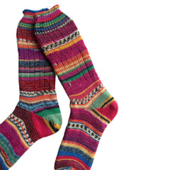 Handmade Wool Socks, Luxuriously Soft Knitted Socks for Everyday Comfort, Thoughtful Gift for Friends and Family