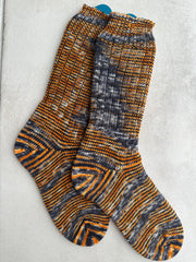 Custom Dyed Merino Wool Socks Handmade, Luxurious Soft Woolen Socks for Warmth, Unique Cozy Socks Gift for Her