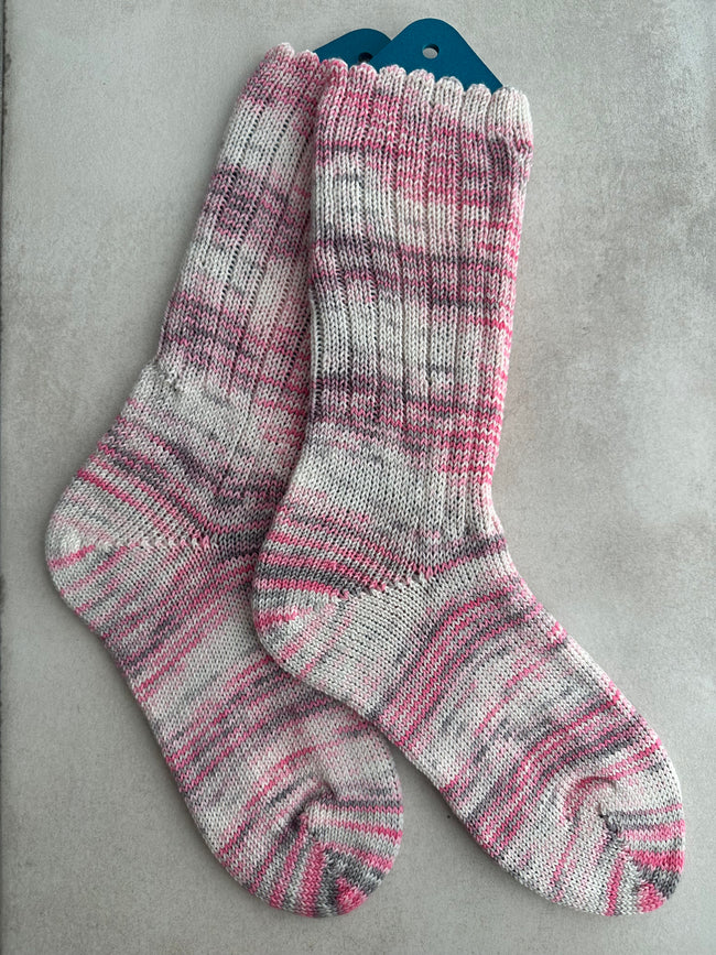 Custom Dyed Merino Wool  Socks, HandMade, Luxurious Softness for Cold Weather, Thoughtful Gift for Loved Ones Hover Image