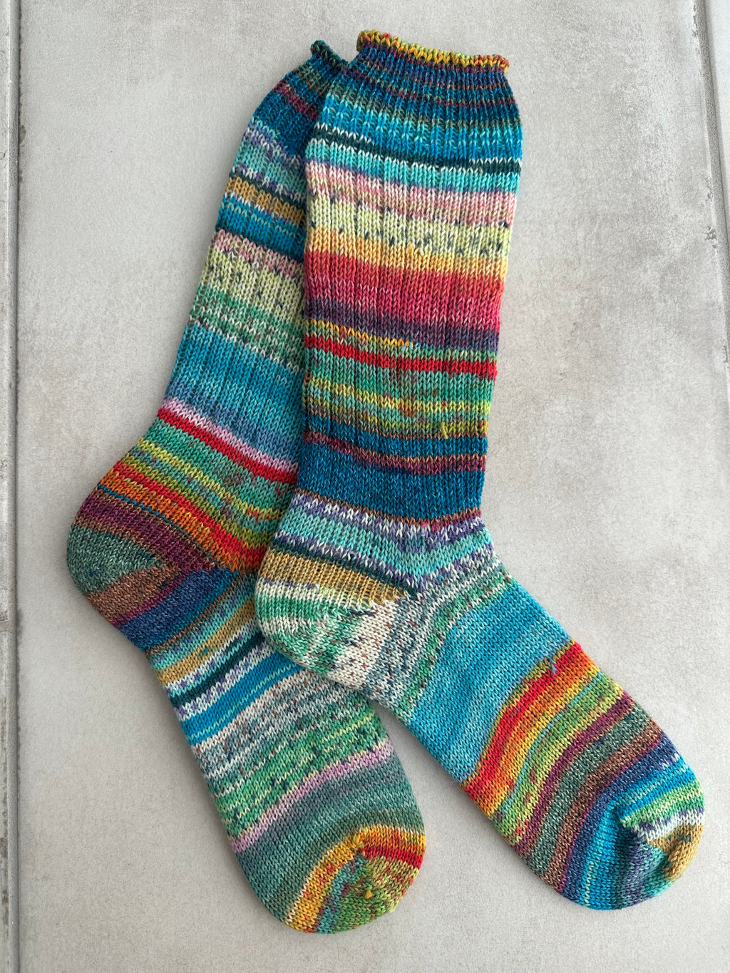 Colorful Scrappy Merino Wool  Socks, HandMade, Luxurious Softness for Cold Weather, Thoughtful Gift for Loved Ones