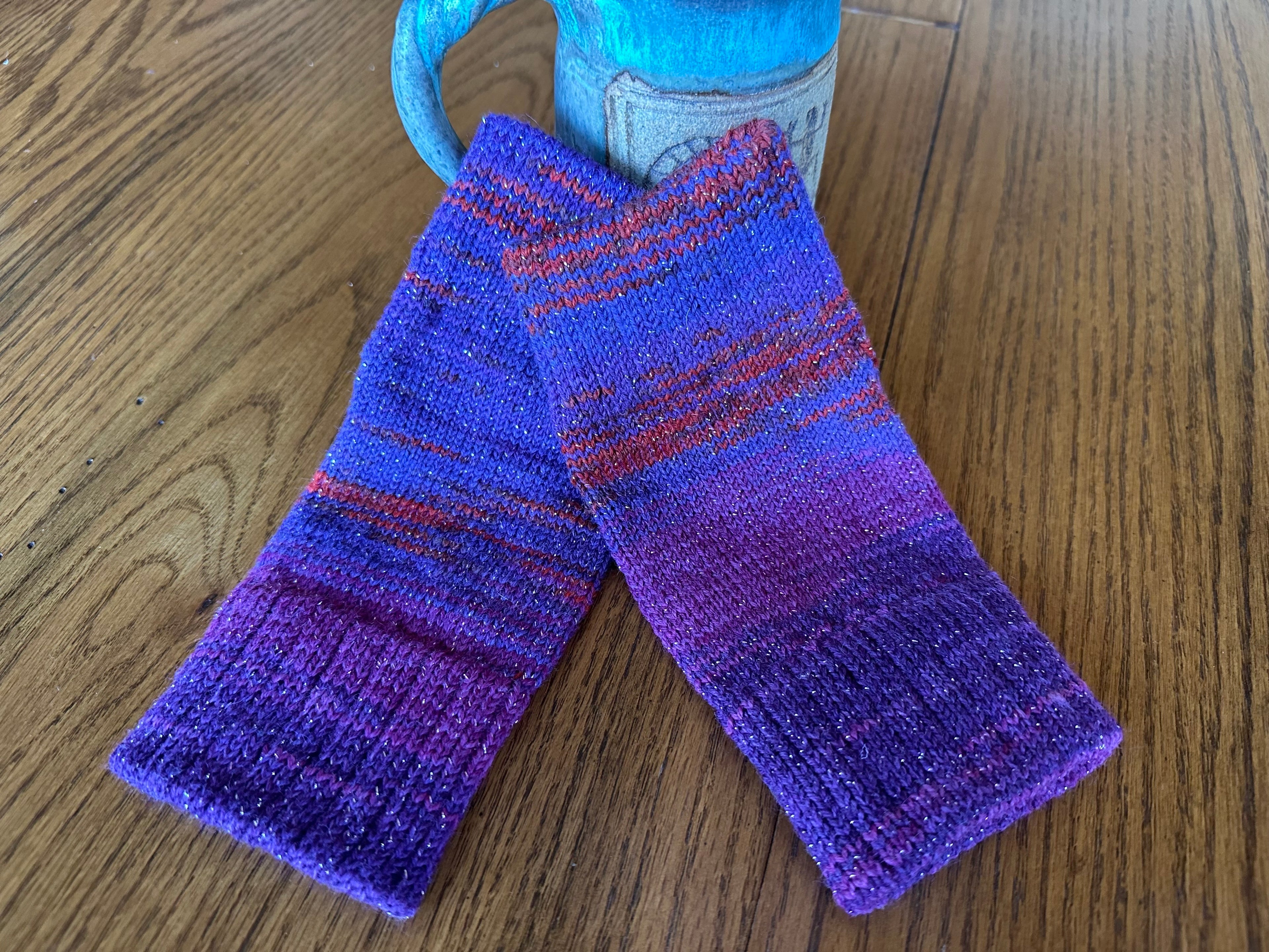 Handknit Fingerless Mittens, Cozy Winter Accessories for Cold Days, Perfect Gift for Him or Her