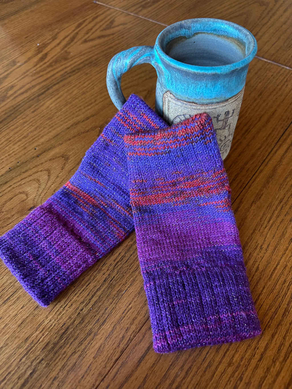 Handknit Fingerless Mittens, Cozy Winter Accessories for Cold Days, Perfect Gift for Him or Her