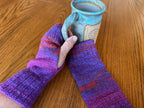 Handknit Fingerless Mittens, Cozy Winter Accessories for Cold Days, Perfect Gift for Him or Her