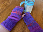 Handknit Fingerless Mittens, Cozy Winter Accessories for Cold Days, Perfect Gift for Him or Her
