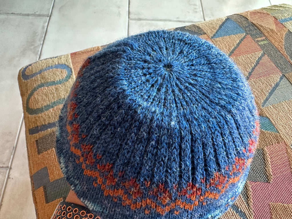 Fairisle Hat Knitting Pattern, Machine Knit, Stylish Multicolor Wool Beanie Design, Ideal Winter Accessory Gift for Crafters