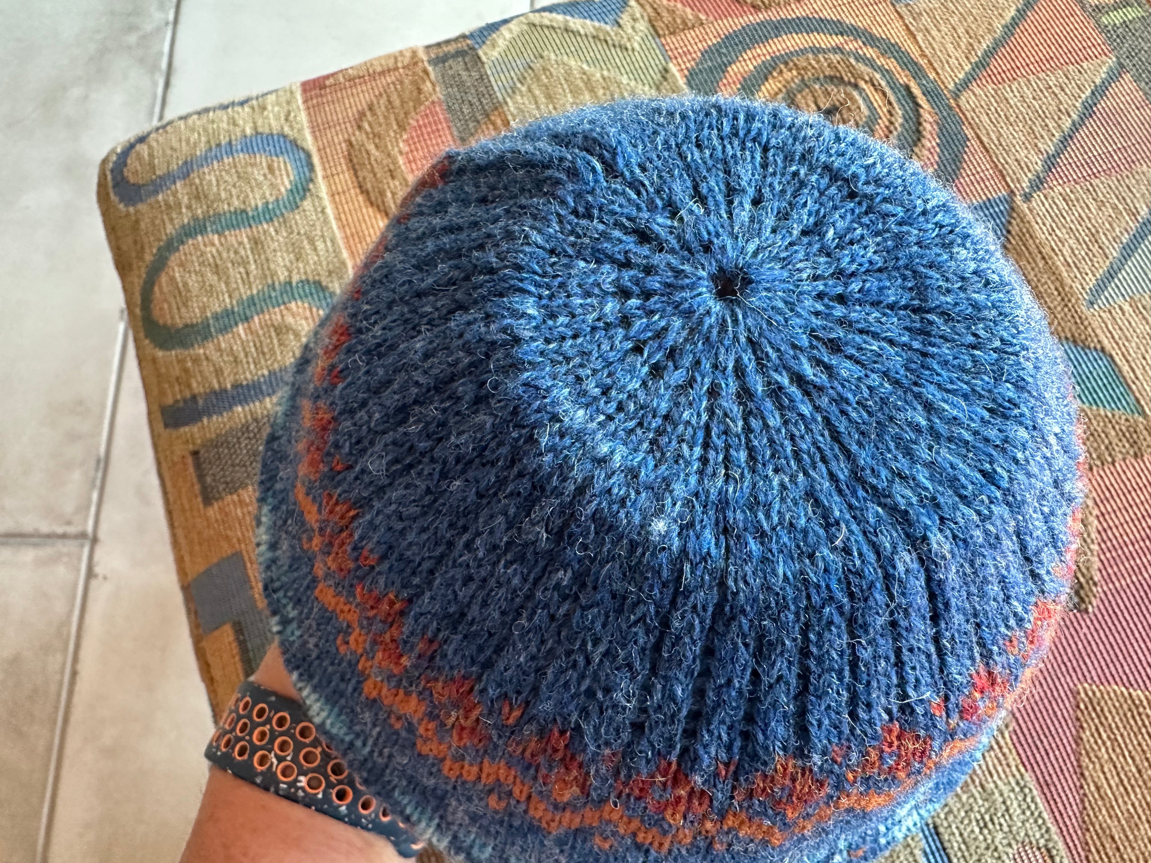 Fairisle Hat Knitting Pattern, Machine Knit, Stylish Multicolor Wool Beanie Design, Ideal Winter Accessory Gift for Crafters