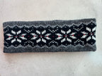 Shetland wool headband, hand-knit fair isle design, warming headwear for chilly days and thoughtful handmade gift