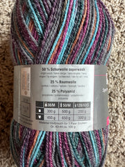 Aktiv Cotton/Wool Sock Yarn, 1 Skein