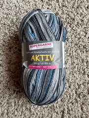 Aktiv Cotton/Wool Sock Yarn, 1 Skein
